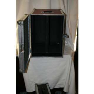 Flightcase Truhencase Holz Aluminium gebraucht braun
