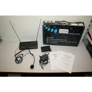 RH Sound HM-26L Headsetmikrofon + WT-203P Sender + WR-102DRH Receiver Set gebraucht in OVP