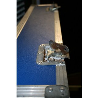 Flightcase Mixercase Polypropylen Aluminium gebraucht blau