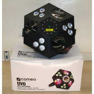 Cameo UVO 5-in-1 LED-Effektscheinwerfer LASER UV FLOWER WASH Lichtgestaltung 