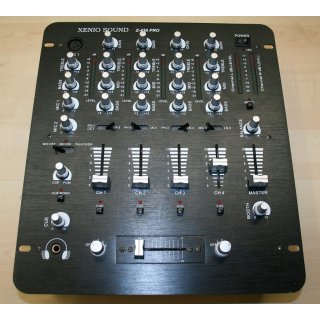 Xenio Sound Z-430 Pro 4-Kanal DJ Mixer schwarz gebraucht