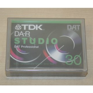 TDK DA-R Studio 30 DAT Professional Cassette NEU OVP