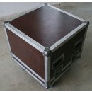 Flightcase Haubencase auf Rollen inkl.Holzrack Holz Aluminium gebraucht braun