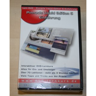 DVD Lernkurs Pinnacle Liquide Edition 6 Einführung NEU in OVP