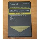 Roland SN-R8-01 Sound Data ROM Card Contemporary Percussion f&uuml;r R-8 gebraucht