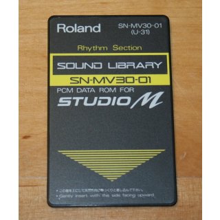 Roland SN-MV30-01 (U-31) PCM DATA ROM Rhythm Section f&uuml;r Studio M gebraucht