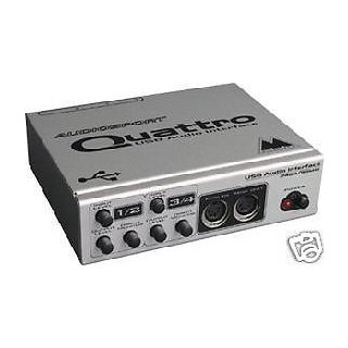 M-Audio Quattro USB Audio Interface with MIDI